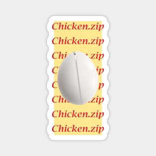 Chicken.zip Magnet