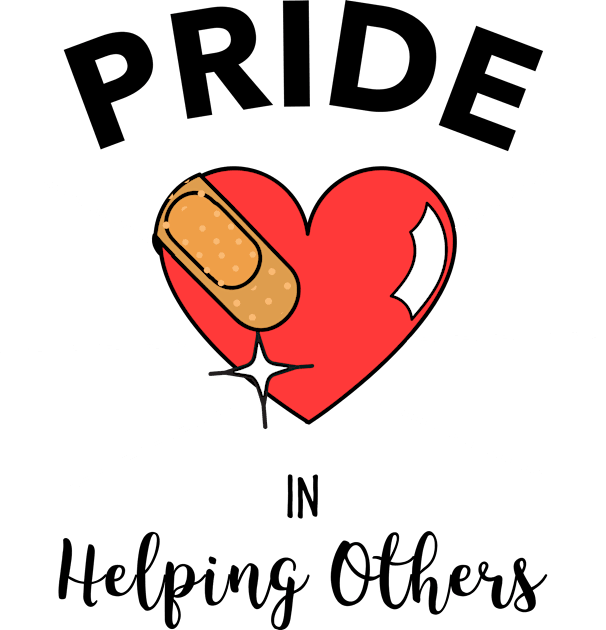 Pride in Helping Others Volunteering Kids T-Shirt by VOIX Designs