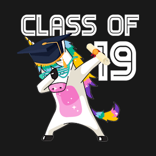 Class of 2019 T-Shirt Graduation Dabbing Unicorn T-Shirt