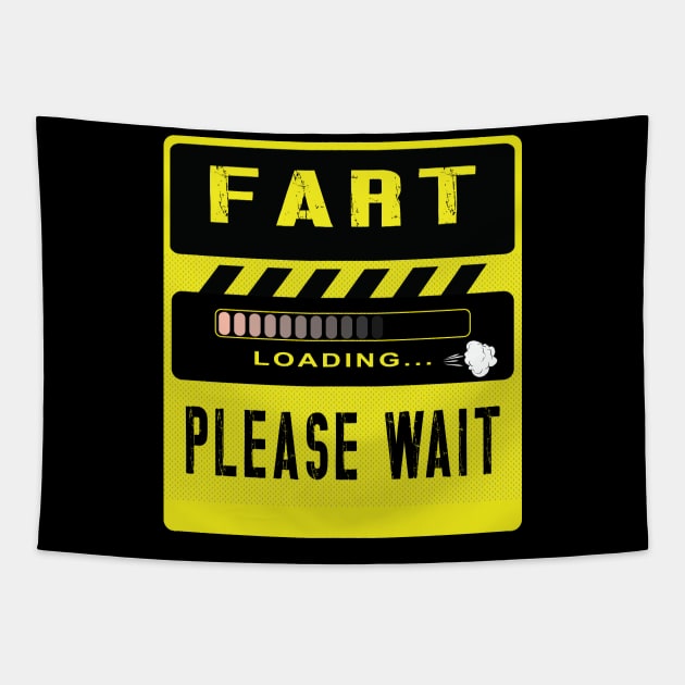 Fart Loading Please Wait Tapestry by ArticArtac