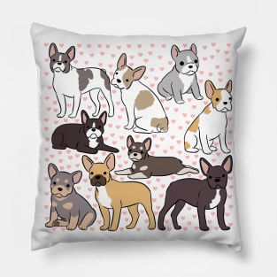 Cute French Bulldog pattern Pillow