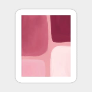 Abstract Rose Pink Blush Mauve Magnet