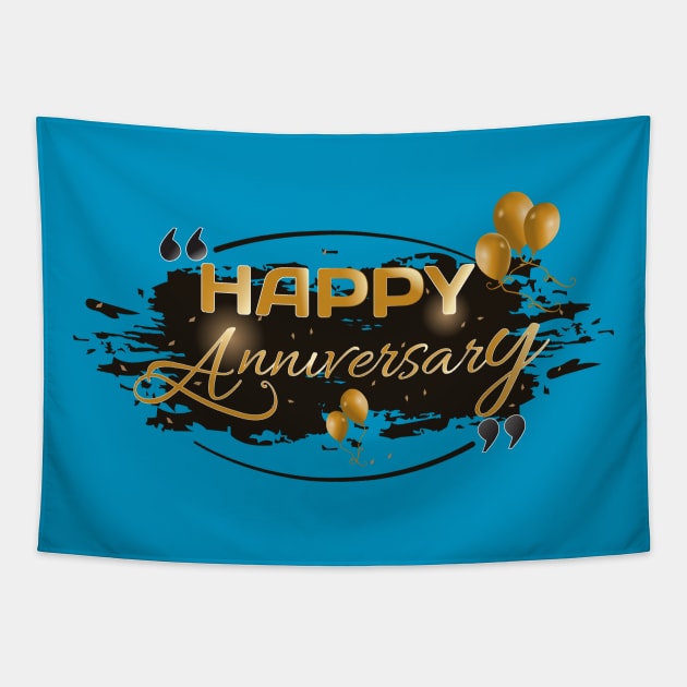 happy anniversary Tapestry by Double You Store