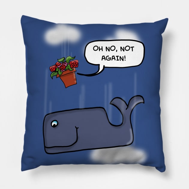 OH NO, NOT AGAIN! Pillow by tone