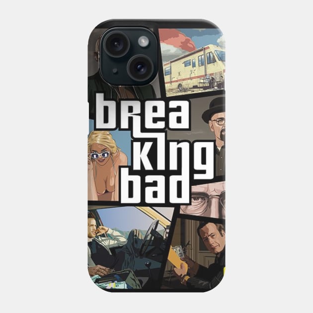Breaking Bad GTA edition Phone Case by Pliax Lab