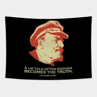 Lenin Famous Quote Tapestry