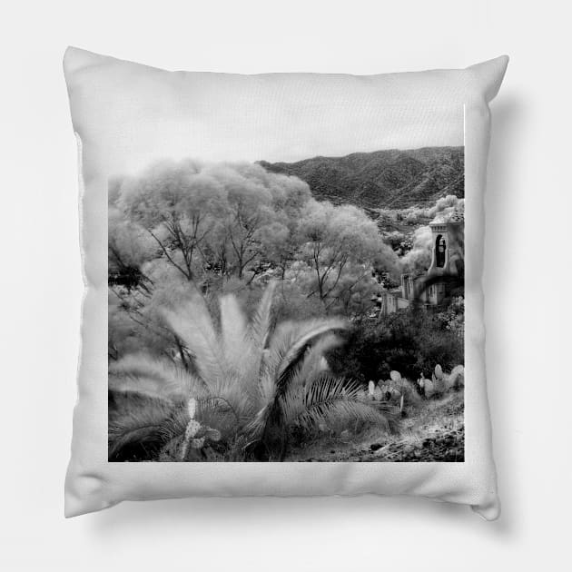 Avalon Bell Tower Pillow by rodneyj46