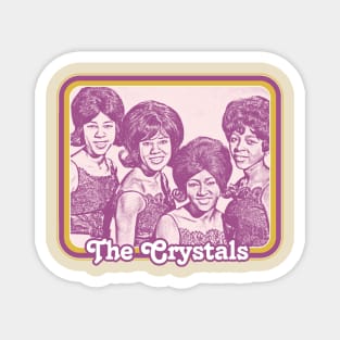 The Crystals //// Retro Girl Group Fan Design Magnet