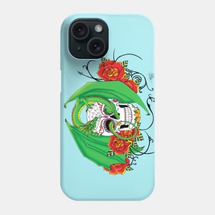 Sugar Skull Dragon Phone Case