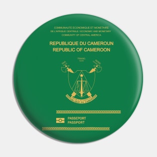 Cameroon passport Pin