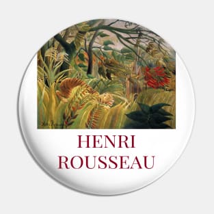 Henri Rousseau Tiger in a Tropical Storm Pin