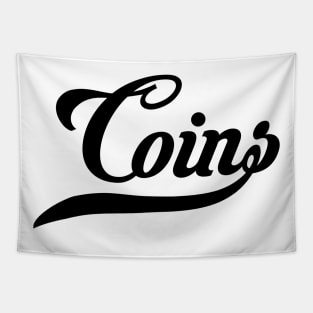 Coins Signature Logo // Coins and Connections Tapestry