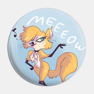 Mehitabel the alley cat Pin
