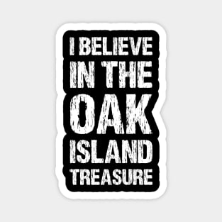 Oak Island Treasure Fan Magnet