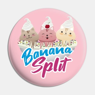 BANANA SPLIT SWEET CAT Pin