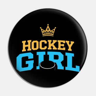 hockey girl Pin