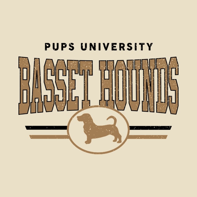 Basset Hounds - Pups U by InspiredQuotes