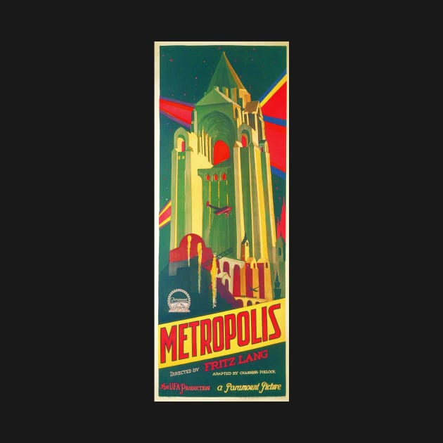 METROPOLIS Directed by Fritz Lang 1927 Hollywood Sci Fi Vintage Movie by vintageposters