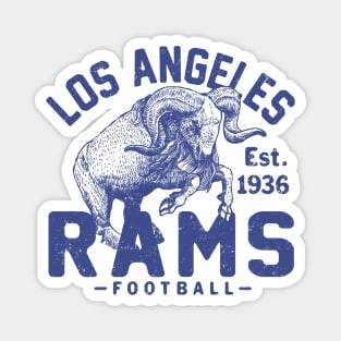 Retro Los Angeles Rams 1 by Buck Tee Magnet