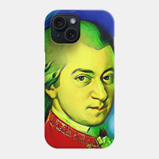 Wolfgang Amadeus Mozart Portrait | Wolfgang Amadeus Mozart Artwork 5 Phone Case