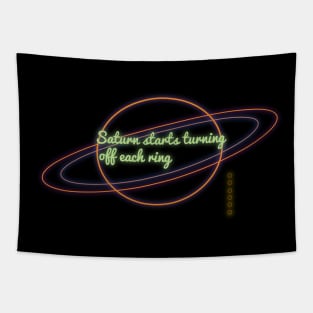 Saturn's closing Tapestry