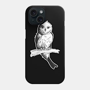 elf owl - vintage style wildlife inspired art Phone Case