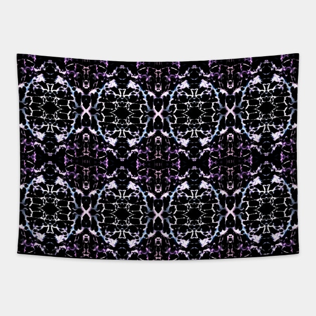 Abstract Pink Brain Pattern Tapestry by GeeTee