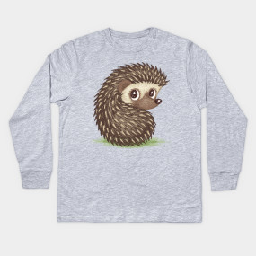Hedgehog which looks at back - Hedgehog - T-Shirt | TeePublic