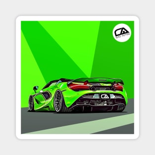 Custom McLaren 720s Illustration Magnet