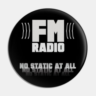 FM- No Static At All (white) Pin