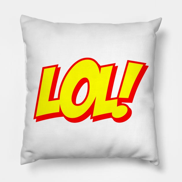 LOL Pillow by nlmckenna