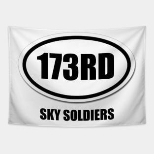 173RD Airborne Oval V.2 Tapestry