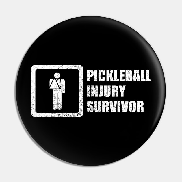 Pickleball Injury Survivor Pin by GloopTrekker