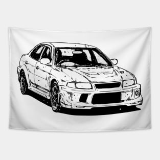 Ichijo's Mitsubishi Lancer Evolution 2 [ Initial D ] Tapestry