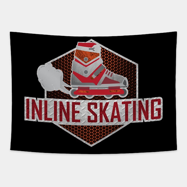 Inline Skating Tapestry by Dojaja