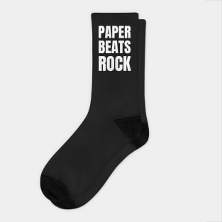 paper-beats-rock Socks