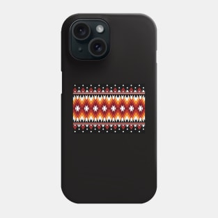Abstract ethnic geometric pattern design Phone Case