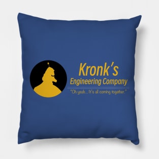 Kronk's Engineering Company Pillow