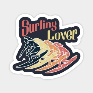 Surfing Lover Magnet