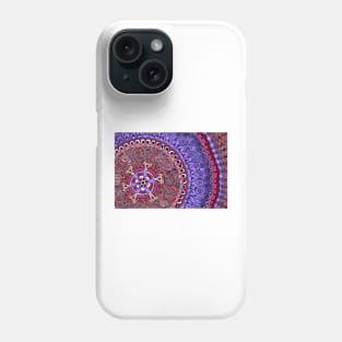 Mandala Purple, Pink, and Red Phone Case