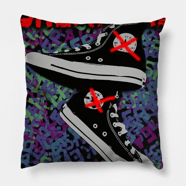 sneakers Pillow by martian