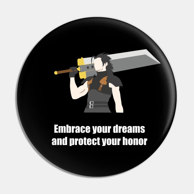 Inspiring Zack Fair Quote final Fantasy 7 Pin by Kidrock96