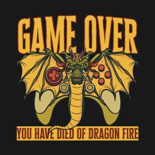 Funny PC Gaming Lover Dragon Console Gamer T-Shirt