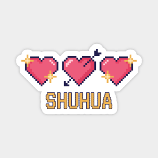 Shuhua Pixel Heart Valentine (G)I-dle Magnet