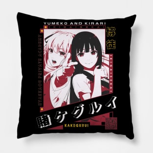 Yumeko and Kirari v3 | IKIGAISEKAI V2 Pillow