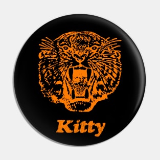 Orange Tiger Kitty Picture and Text Pin