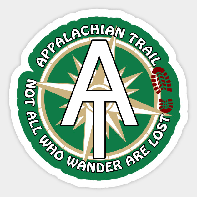 Appalachian Trail Logo Day Hiker Sticker Teepublic