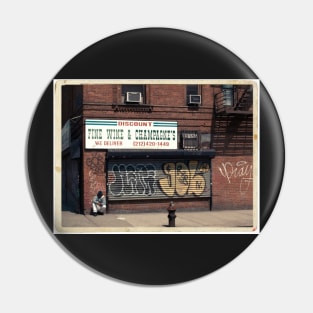 Liquor Store in NYC - Kodachrome Postcard Pin