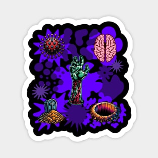 Zombie Clues Magnet