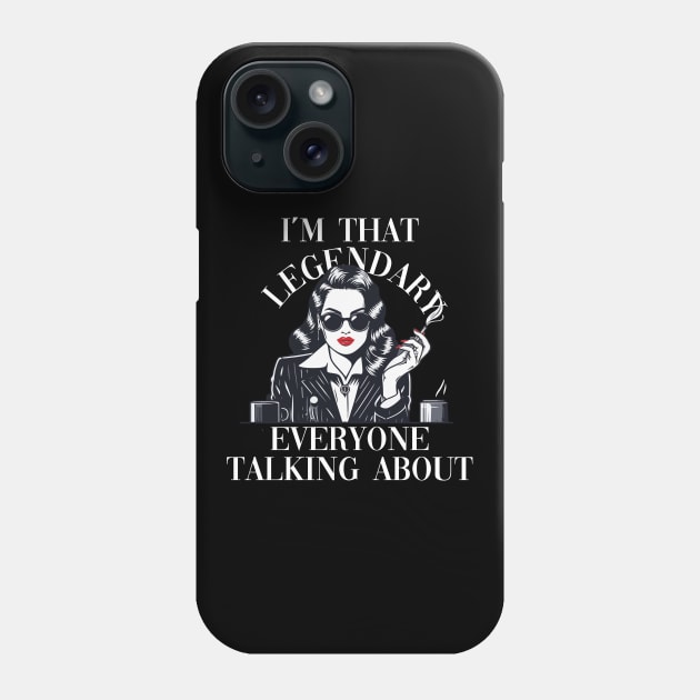 Smoke Girl - im that legendary Phone Case by whatyouareisbeautiful